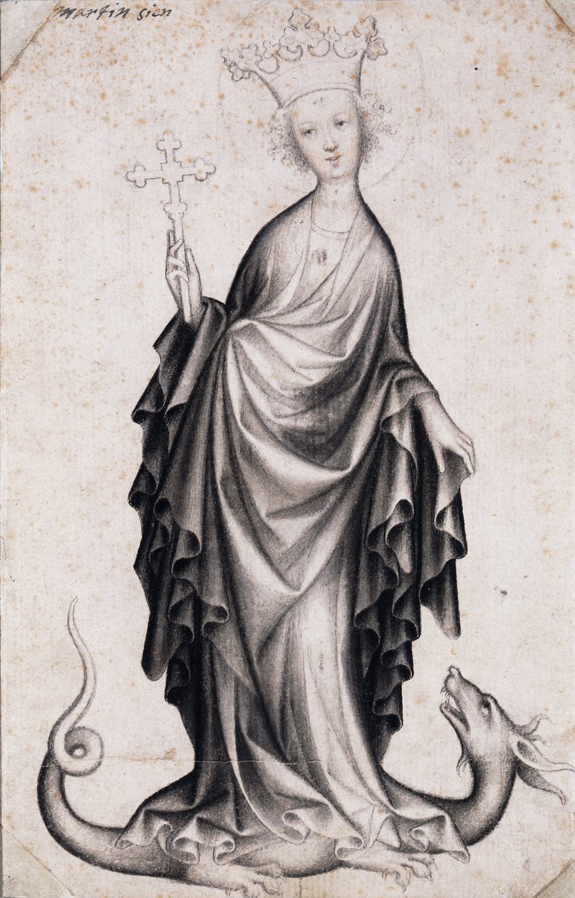 圣玛格丽特，c.1410 作者 波西米亚大师