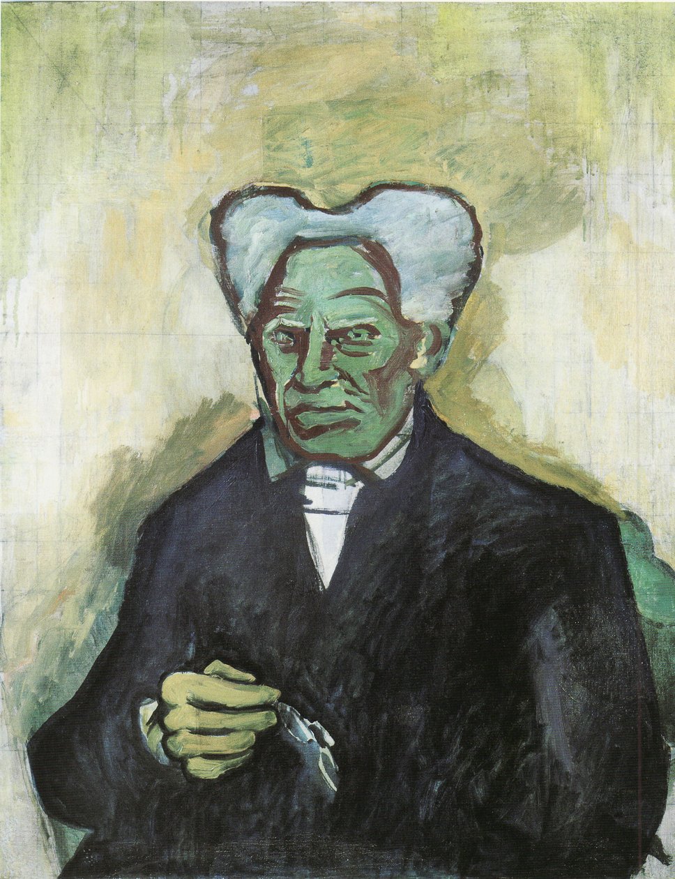 亚瑟·叔本华的肖像，1908年 作者 BohumilKubišta