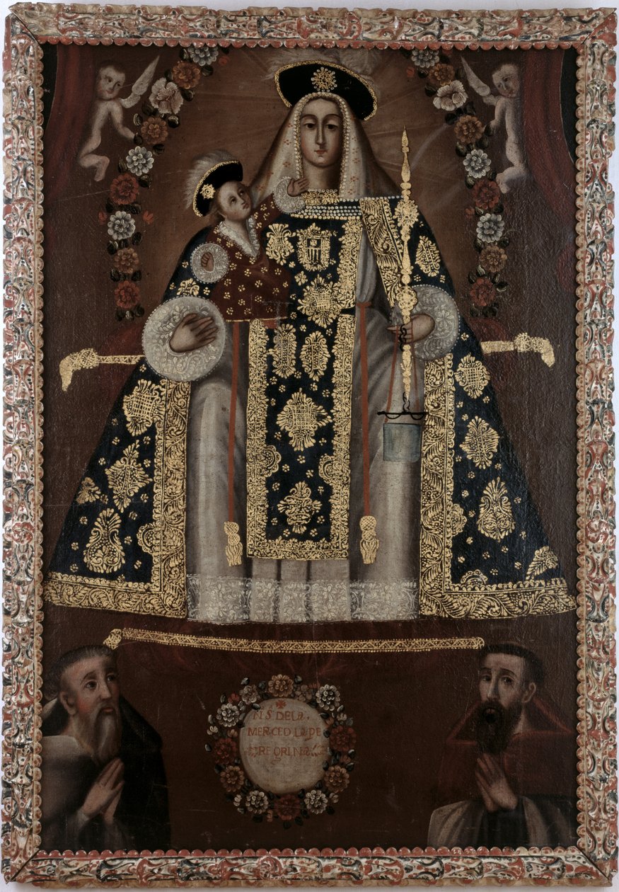 怜悯圣母，La Peregrina 作者 玻利维亚学校