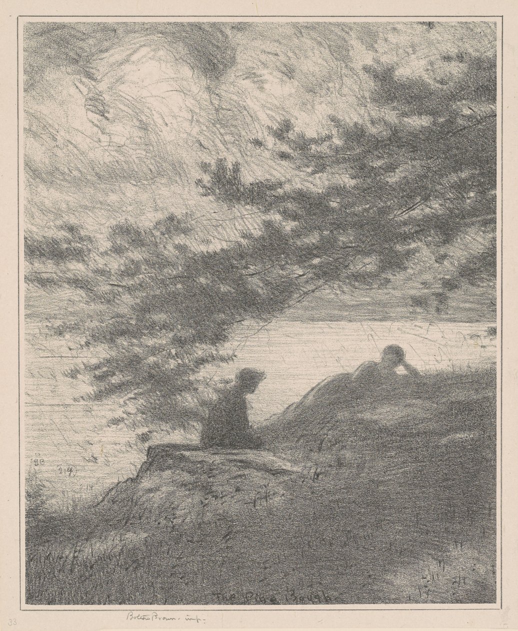 松树枝》（The Pine Bough 作者 博尔顿布朗