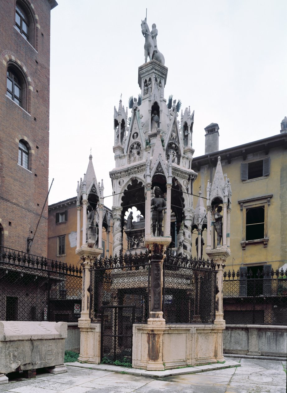 Cansignorio Della Scala的丧葬纪念碑（1340-75） 作者 Bonino da Campione
