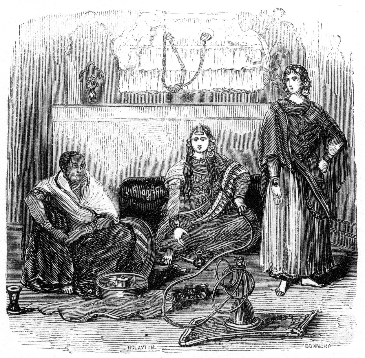 The Zenana，1847年 作者 波恩