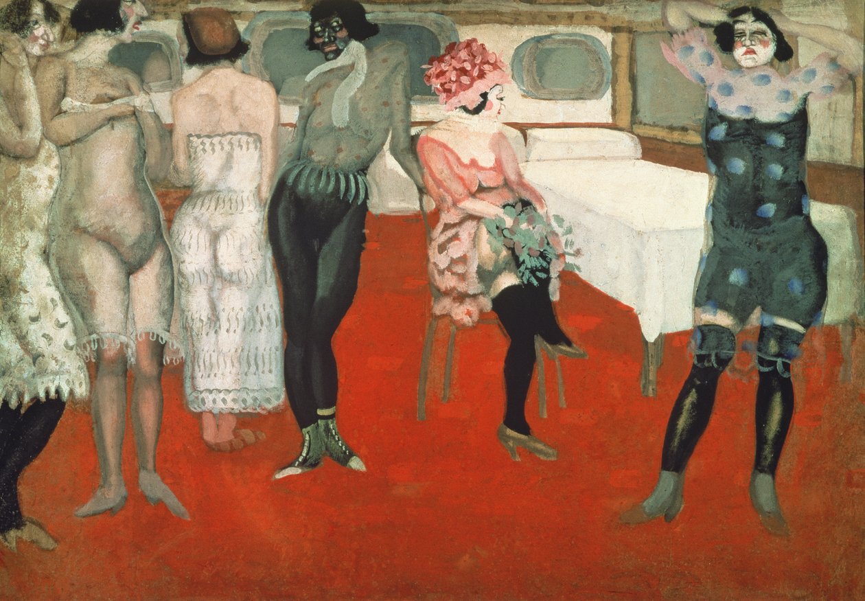 “输入！”，1913年 作者 鲍里斯·德米特里耶维奇·格里戈里耶夫