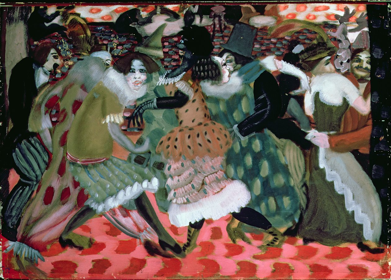 1913年在巴黎举行的死亡会议 作者 鲍里斯·德米特里耶维奇·格里戈里耶夫