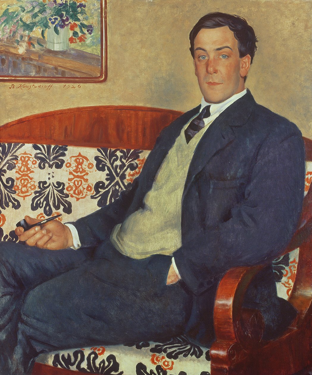 Peter Kapitza（1894-1984）1926年的肖像 作者 鲍里斯·米哈伊洛维奇·库斯托季耶夫