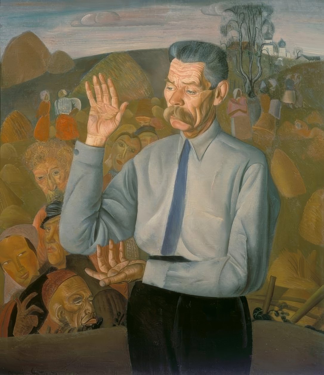 马克西姆·高尔基（Maxim Gorky） 作者 鲍里斯·格里戈里耶夫（Boris D.Grigoryev）