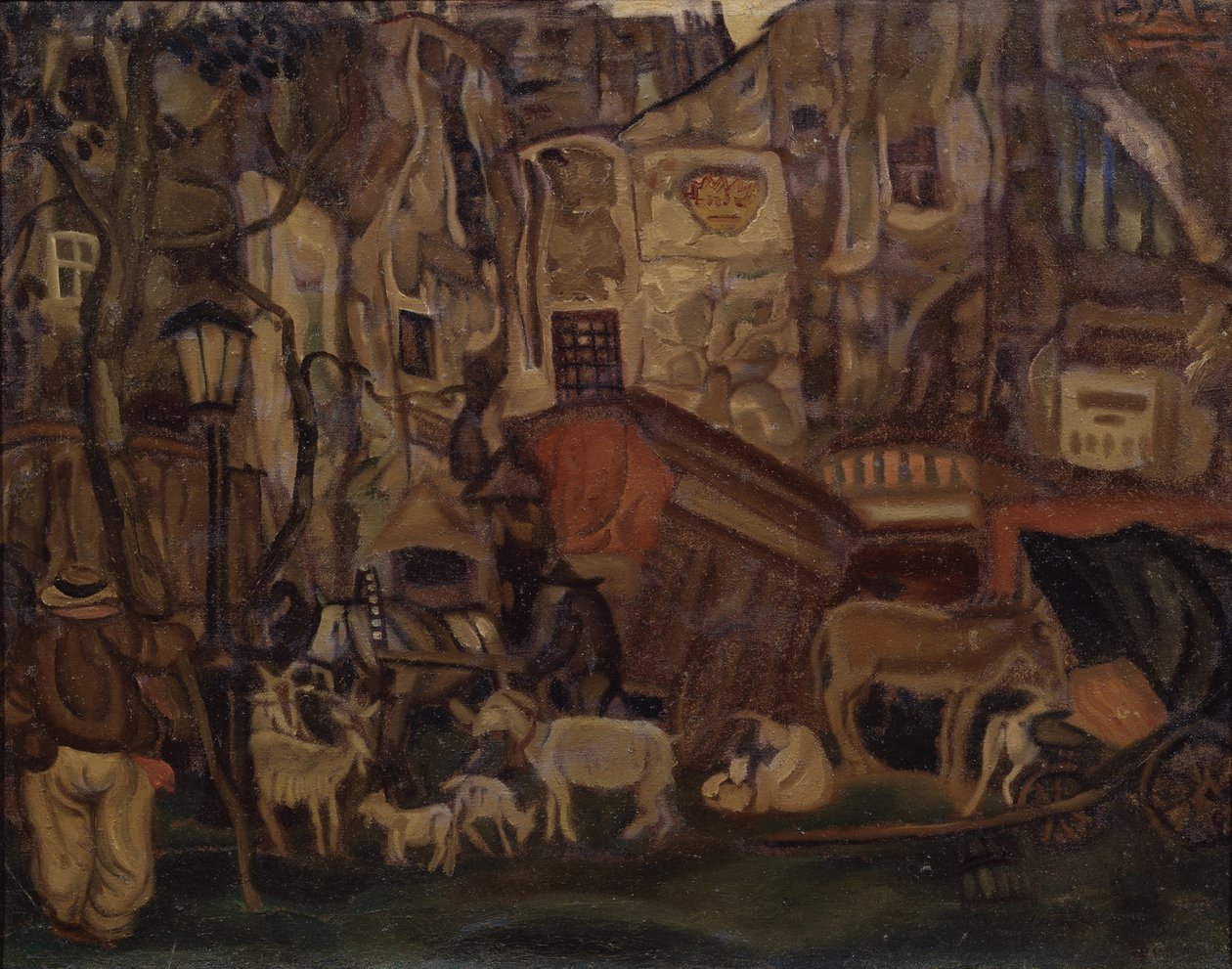 1913年，老巴黎 作者 鲍里斯·德米特里耶维奇·格里戈里耶夫