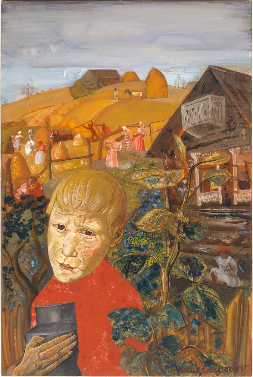 谢尔盖·叶塞宁（Sergei Yesenin）18951925，青年时期，约1923年 作者 鲍里斯·德米特里耶维奇·格里戈里耶夫