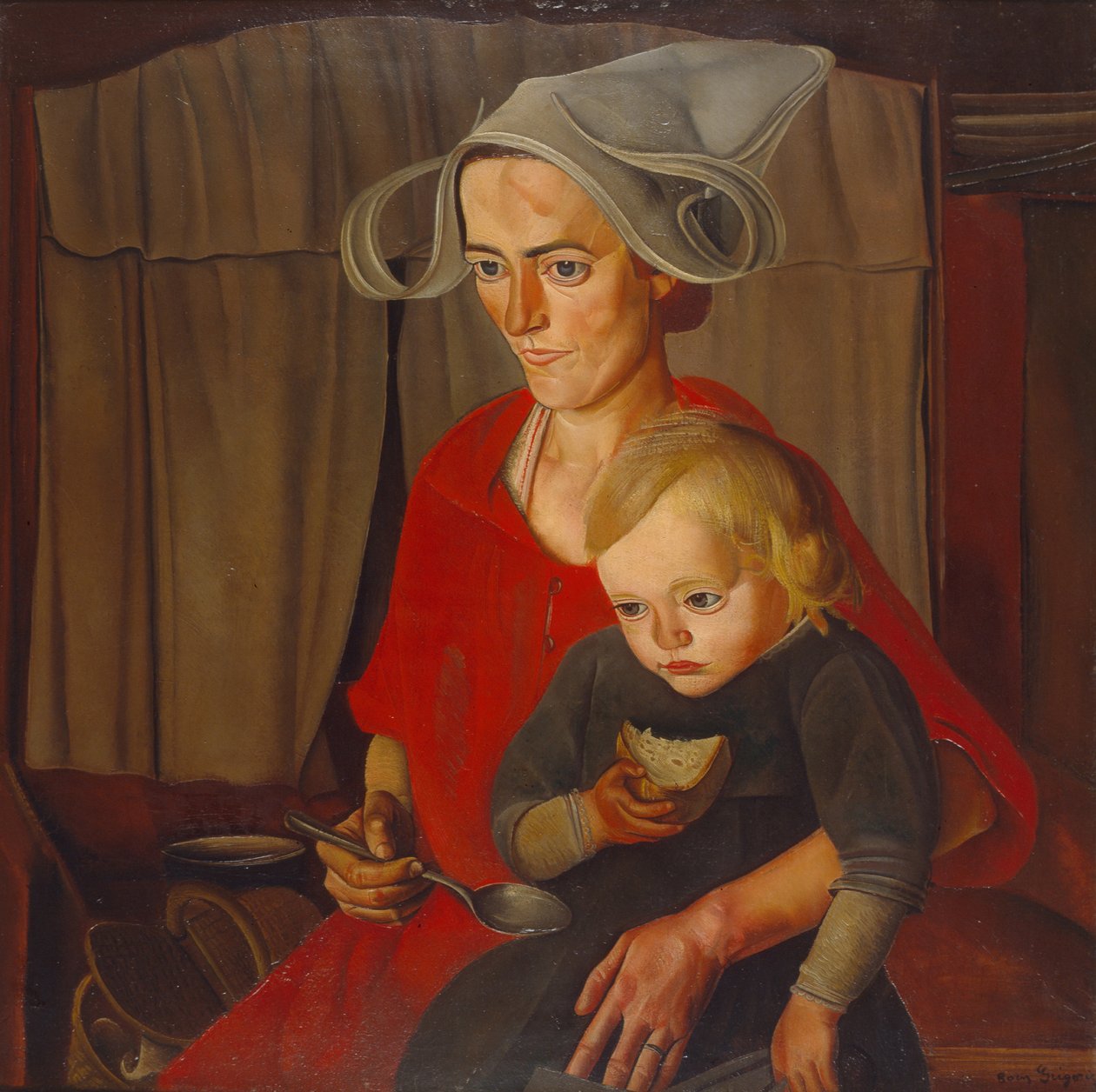 贫穷，1925年 作者 鲍里斯·德米特里耶维奇·格里戈里耶夫
