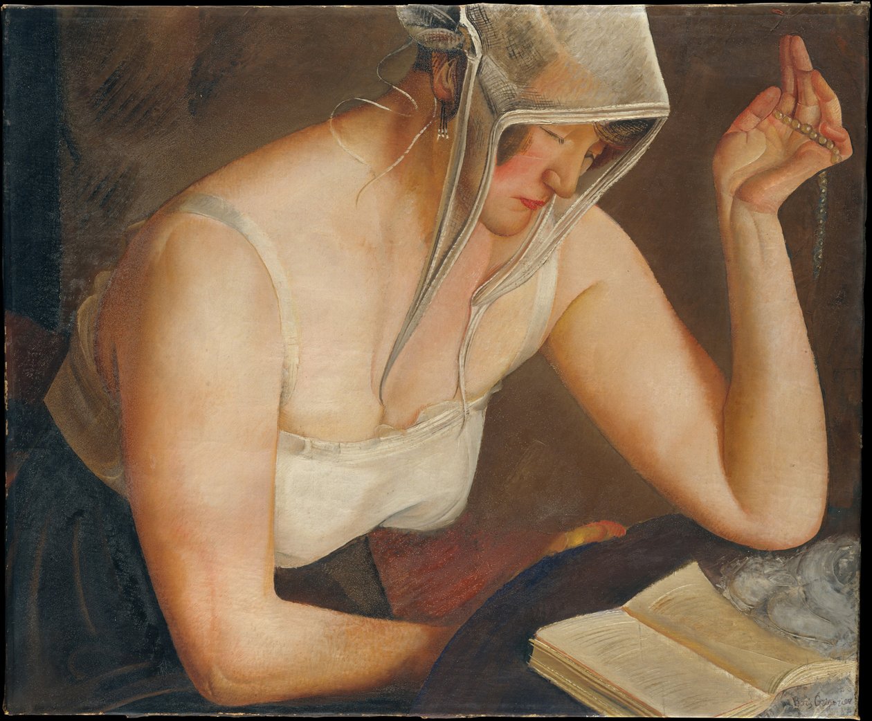 女人读书c。 1922年 作者 鲍里斯·德米特里耶维奇·格里戈里耶夫