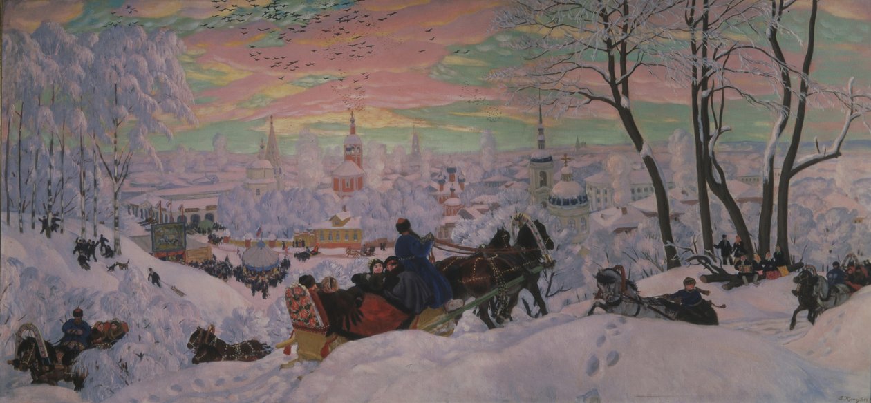 rov悔节，1916年 作者 鲍里斯·米哈伊洛维奇·库斯托季耶夫