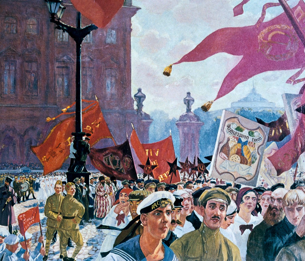 1921年共产国际第二次代表大会开幕的庆祝活动 作者 鲍里斯·米哈伊洛维奇·库斯托季耶夫