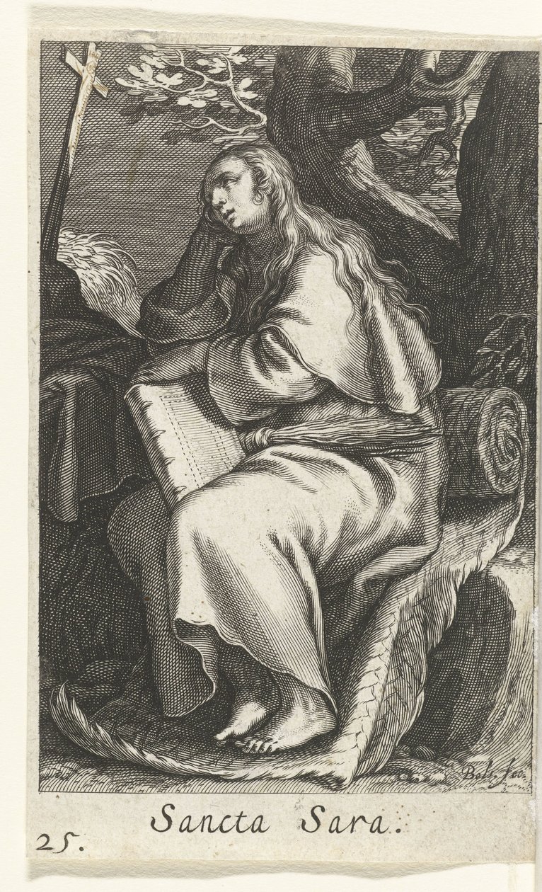 Heilige Sara van Libië Sancta Sara (title on object) Kluizenaressen (series title) Sacra Eremus Ascetriarum (series title) 作者 博埃蒂乌斯·亚当斯。 bol值