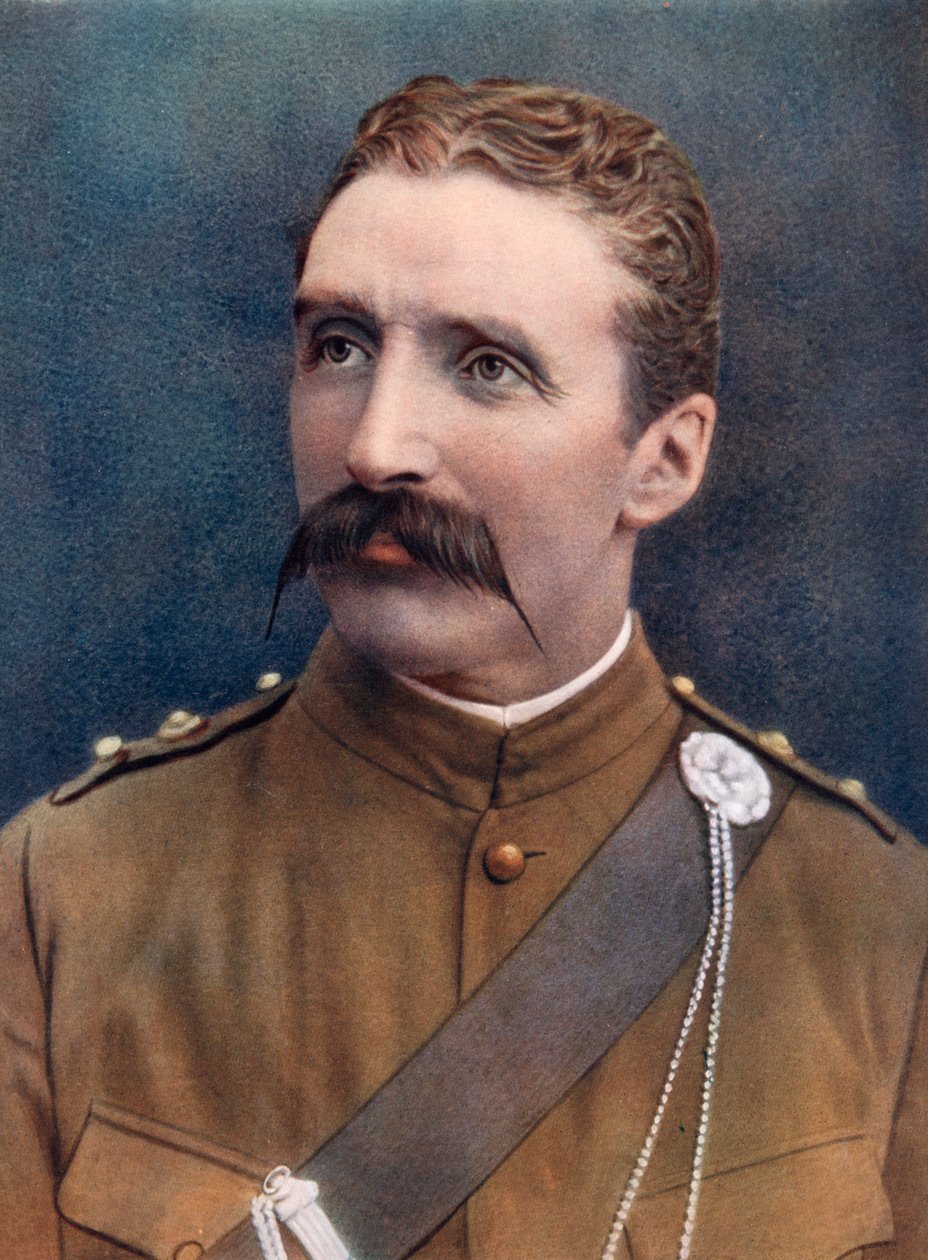 DM Lumsden中校上校，英国士兵，1902年。 作者 伯恩与牧羊人