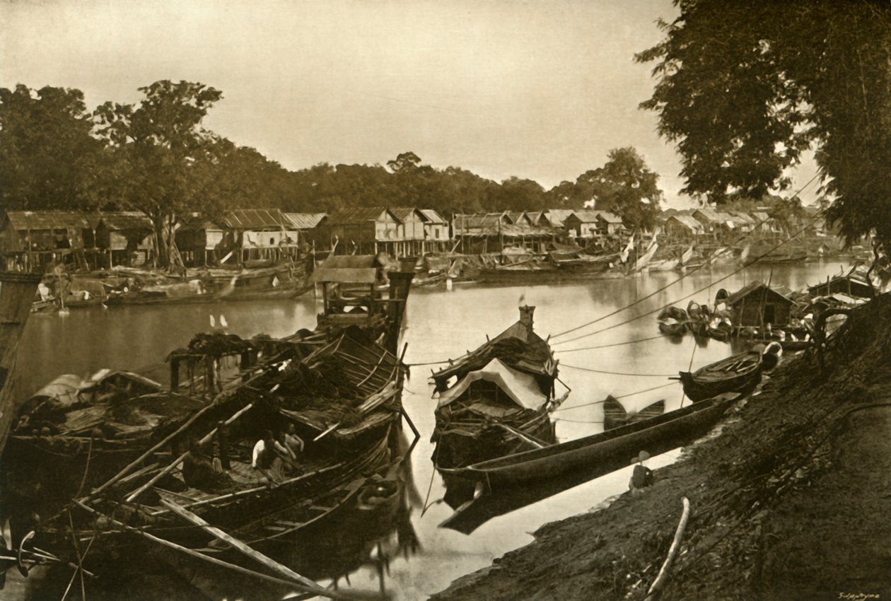曼德勒（c1870），1901年。 作者 伯恩与牧羊人