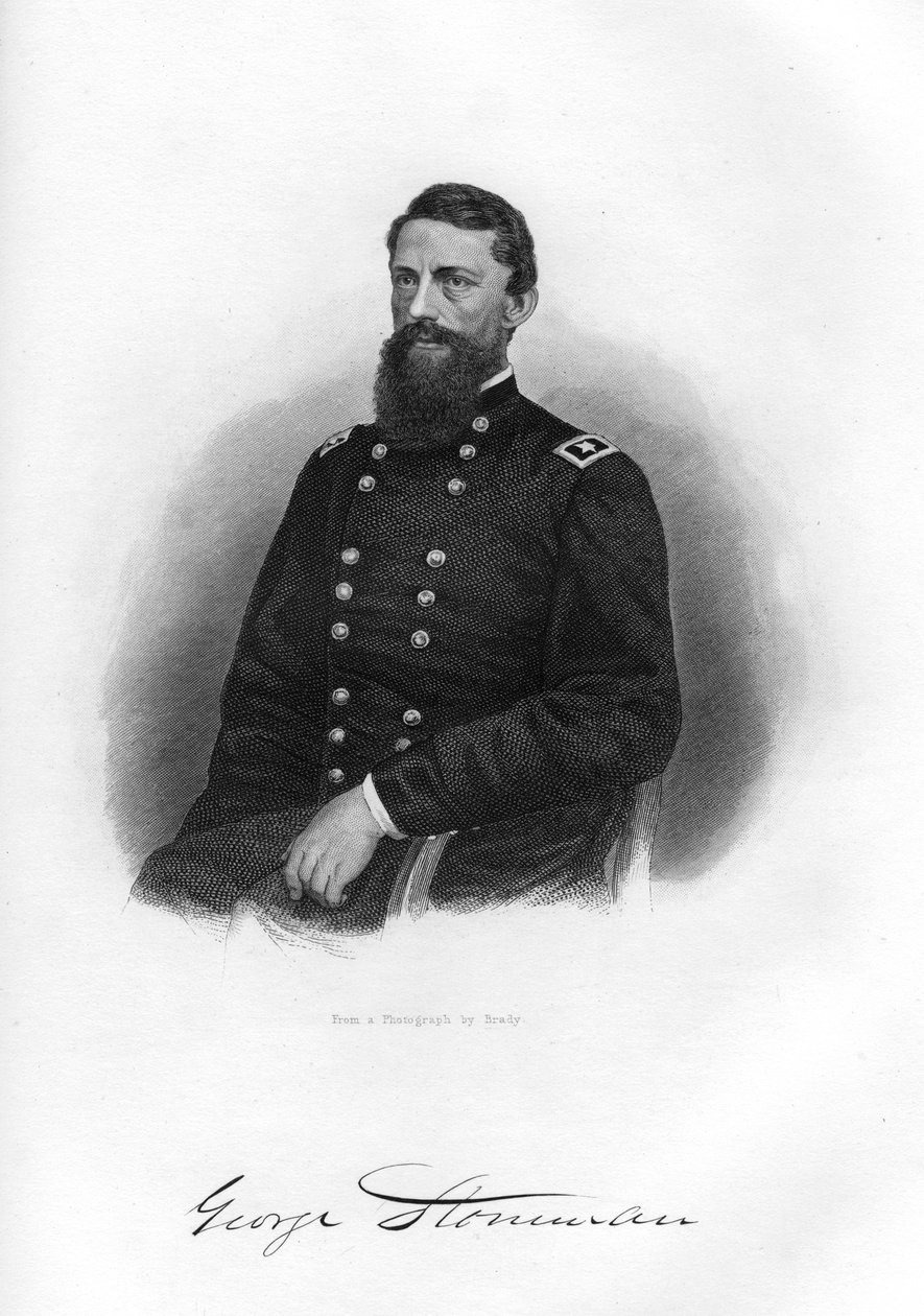 乔治·斯通曼（George Stoneman），联合骑兵将军，1862-1867年。 作者 布雷迪