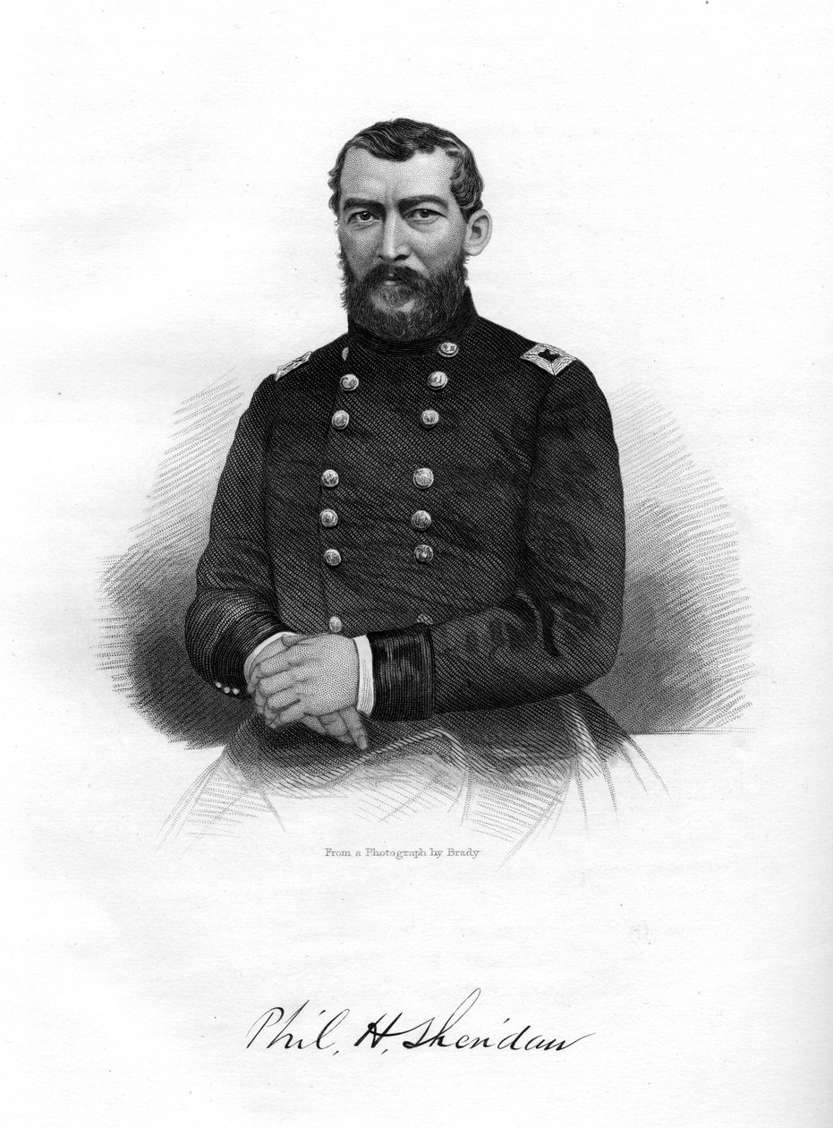 菲利普·亨利·谢里登（Philip Henry Sheridan），联邦将军，1862-1867年。 作者 布雷迪