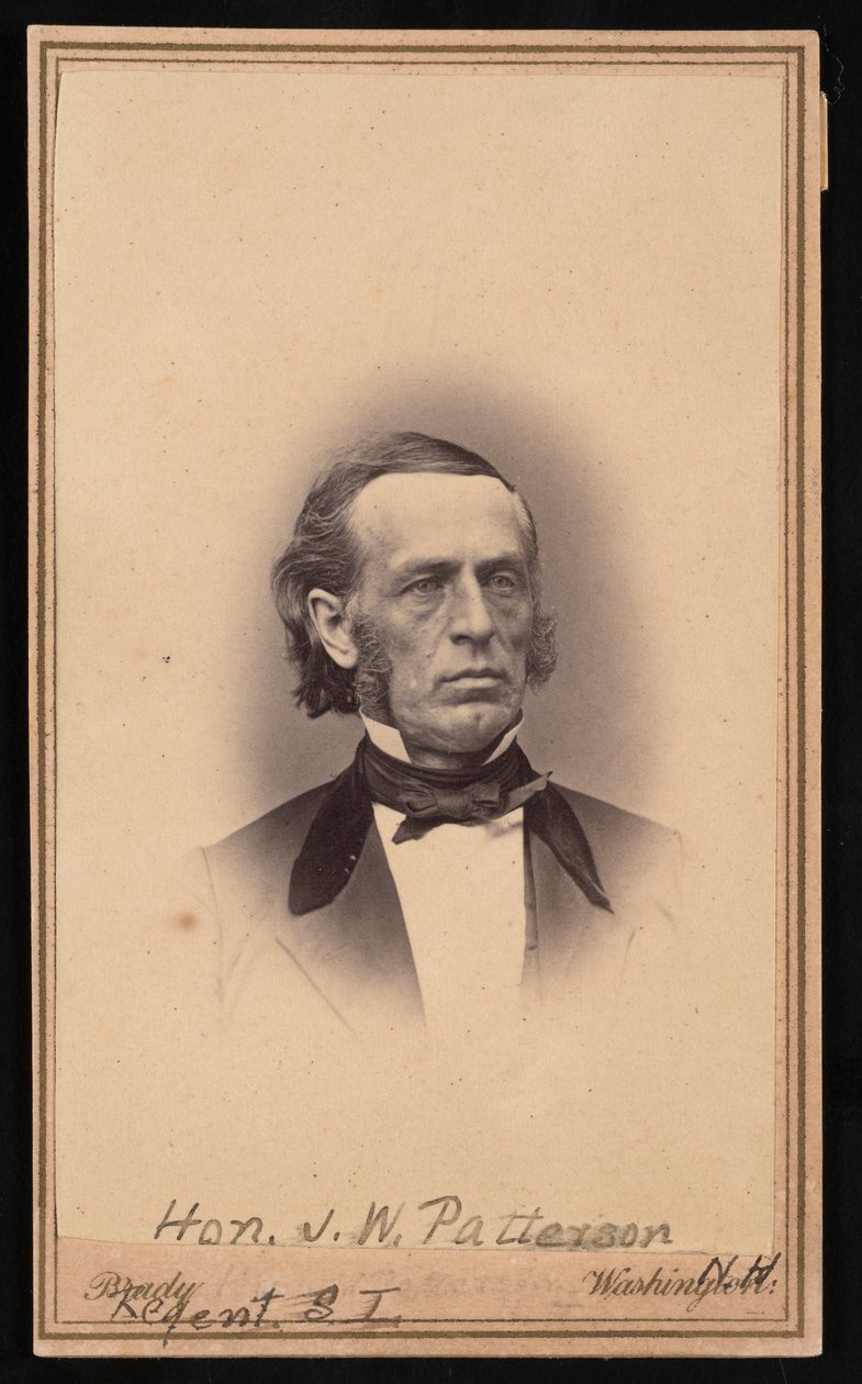 詹姆斯-威利斯-帕特森的肖像 1823-1893年，1869年之前。 作者 布雷迪的国家摄影肖像画廊