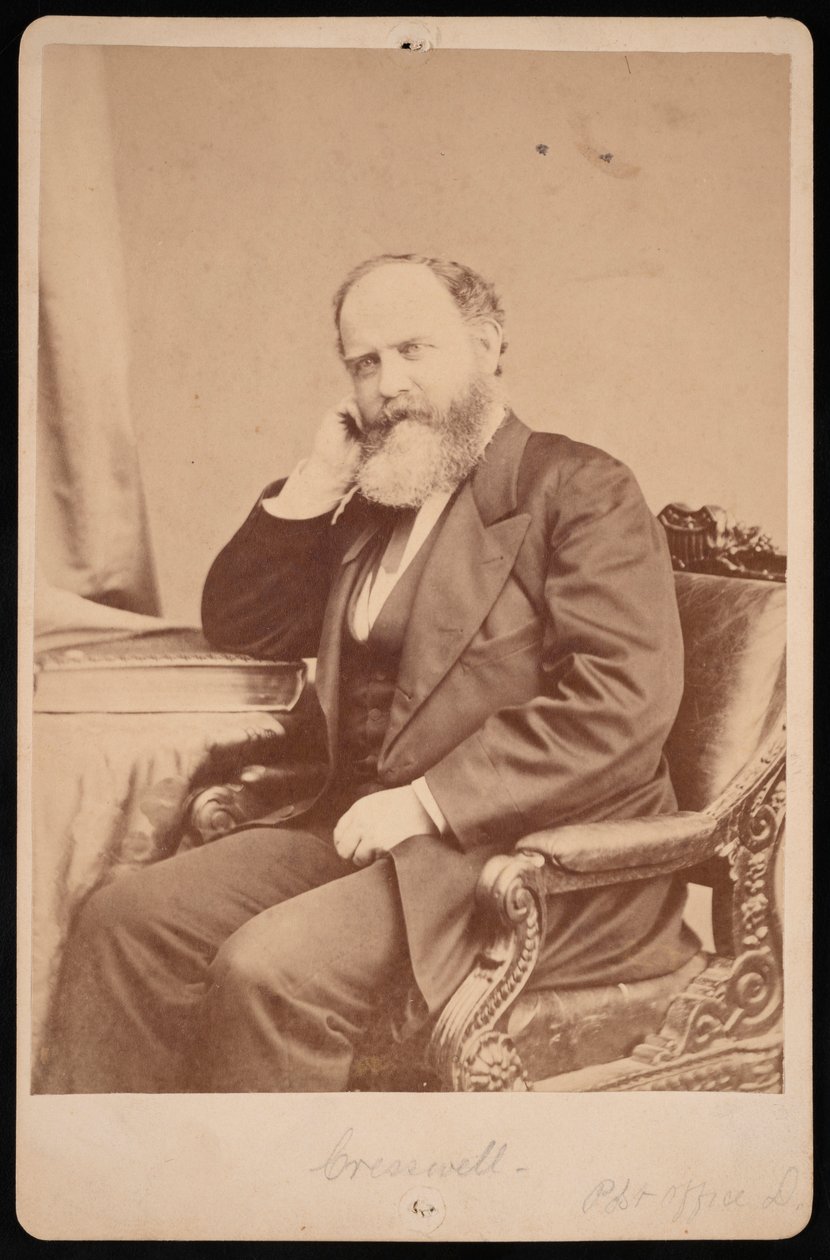 约翰-安吉-詹姆斯-克雷斯韦尔的肖像，1828-1891年，1891年之前。 作者 布雷迪的国家摄影肖像画廊