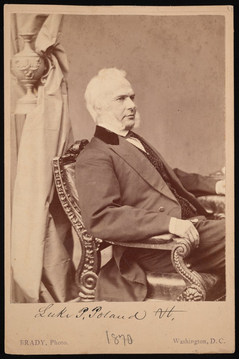 卢克-波特波兰的肖像 1815-1887年，1870年。 作者 布雷迪的国家摄影肖像画廊