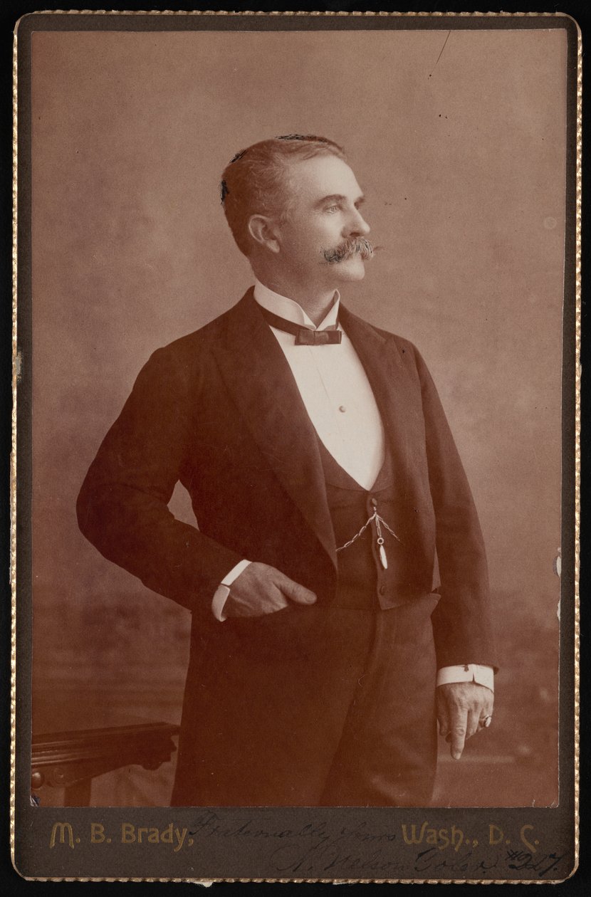 W. Nelson Toler的肖像，1890至1893年间。 作者 布雷迪的国家摄影肖像画廊