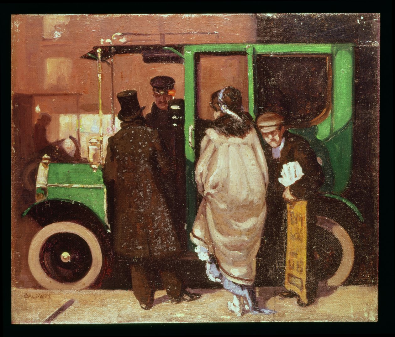 出租车，c.1908-10 作者 刹车鲍德温
