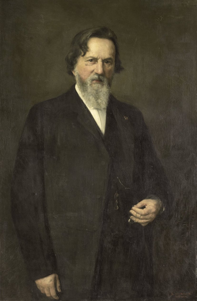 弗朗西斯库斯-唐德斯教授（1818-1889 年），生理学家和眼科医生 作者 布拉明·胡布雷希特