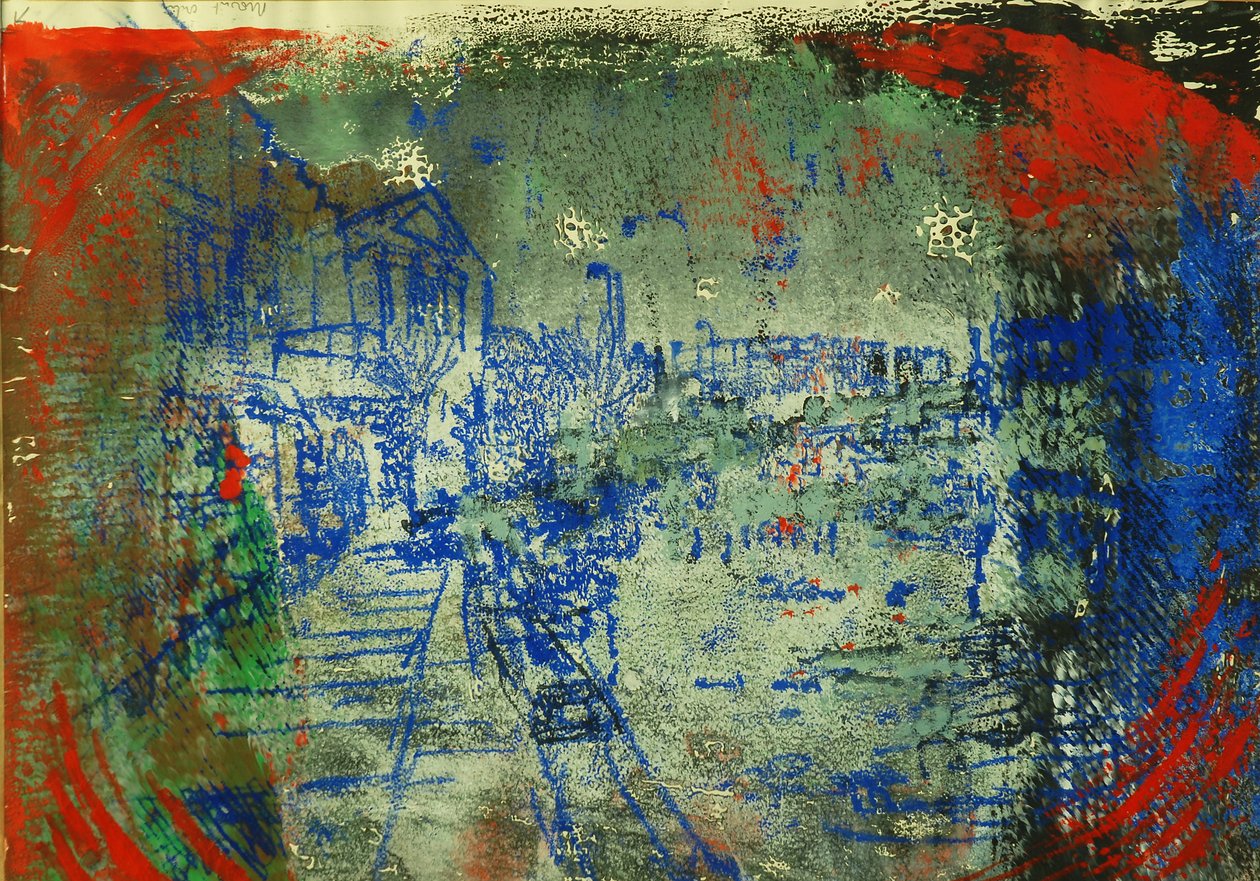 Towpath，傍晚（纸上wc） 作者 布伦达·布林·布克