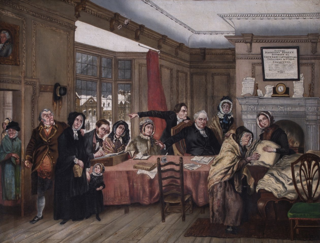 Allfaire Benevolent Society，1863 作者 布莱恩·珀西男人