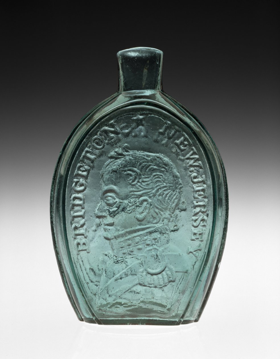 Figured Flask 作者 布里奇顿玻璃厂
