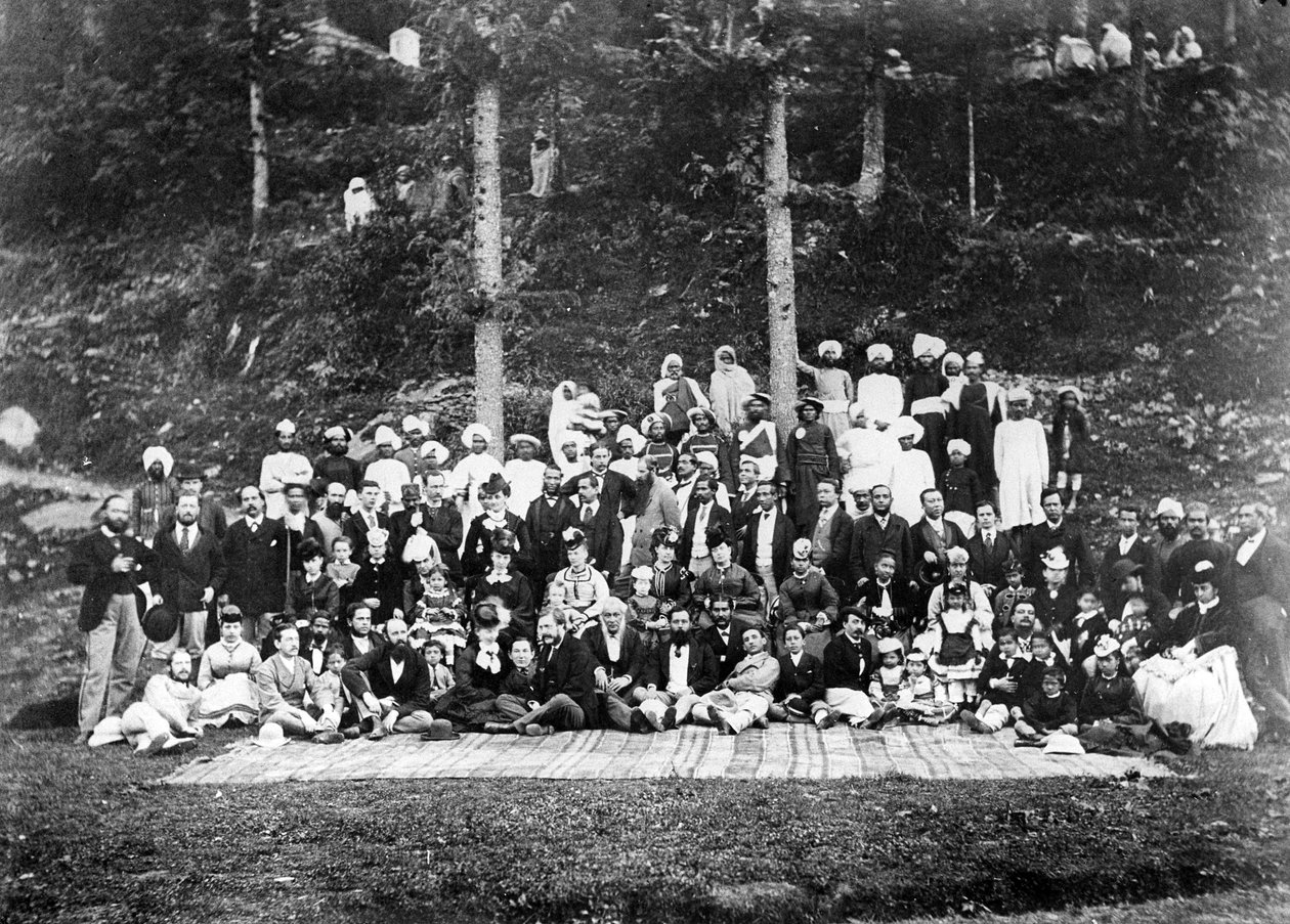 外交部Pic Nic，1871年 作者 英国摄影师