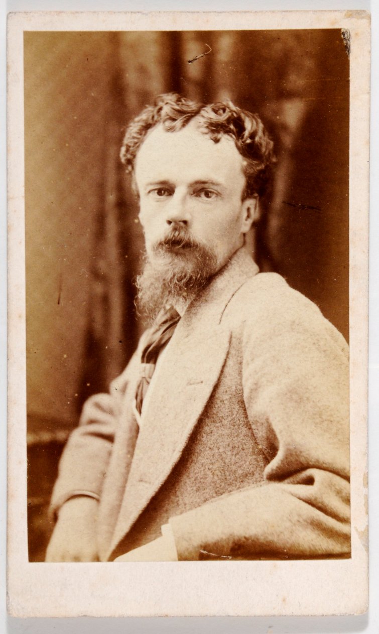约翰·阿特金森·格里姆肖 (John Atkinson Grimshaw) 的访问权（黑白照片） 作者 英国摄影师