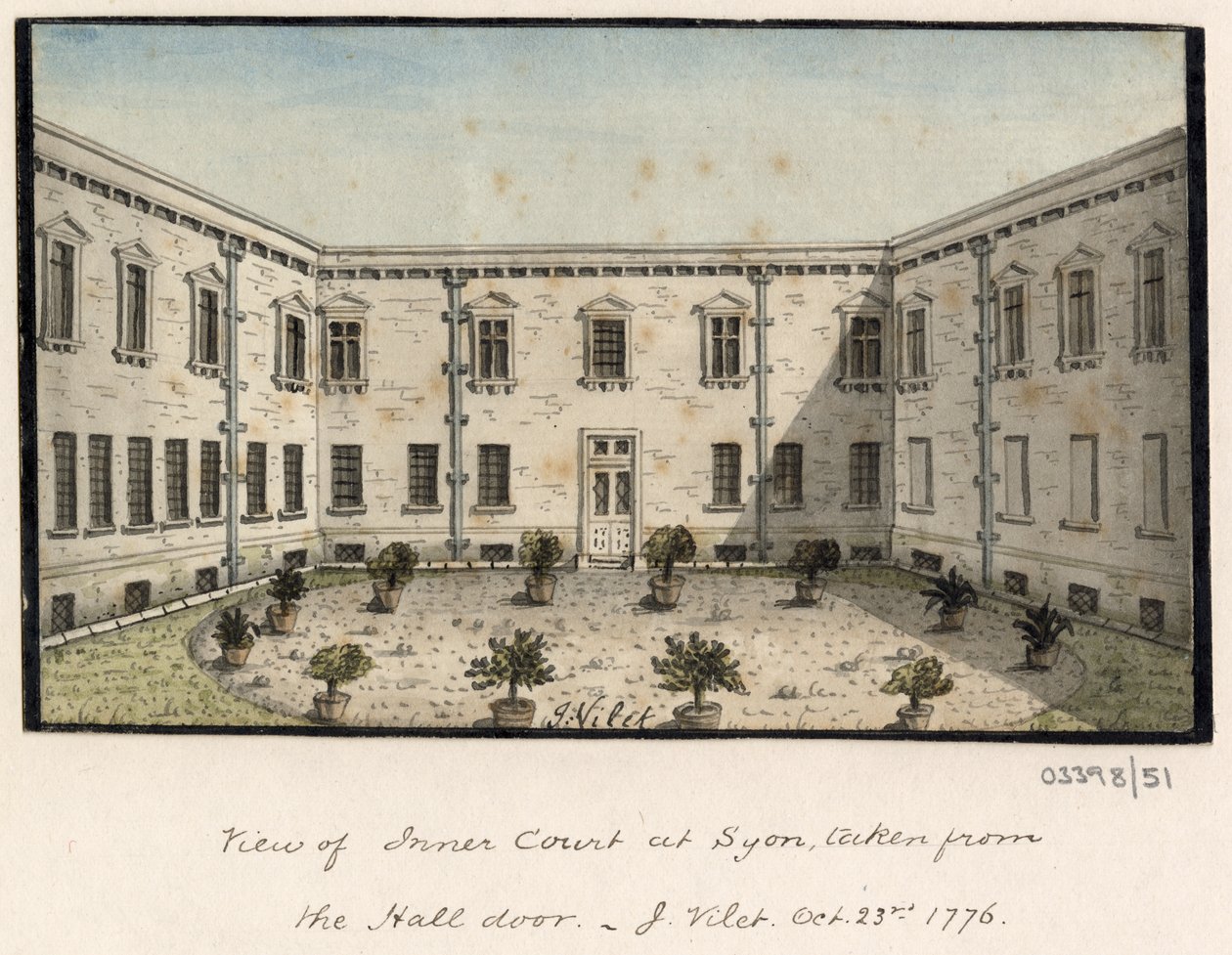 1772-1778 年英国、欧洲大陆和美洲的一系列素描、风景（水彩画） 作者 英国学校