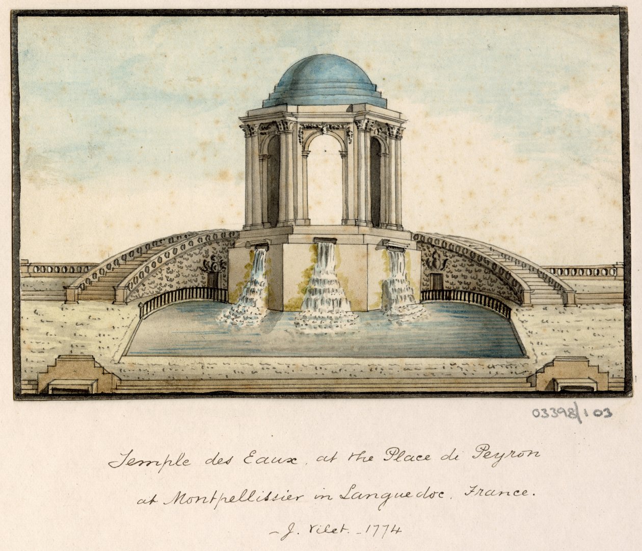 1772-1778 年英国、欧洲大陆和美洲的一系列素描、风景（水彩画） 作者 英国学校