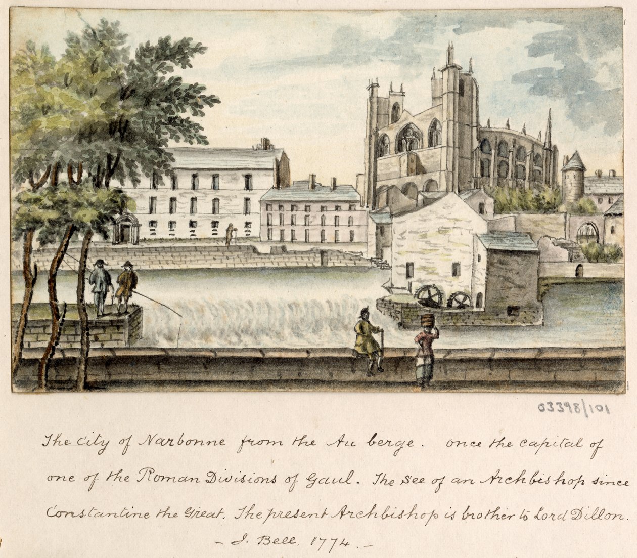 1772-1778 年英国、欧洲大陆和美洲的一系列素描、风景（水彩画） 作者 英国学校