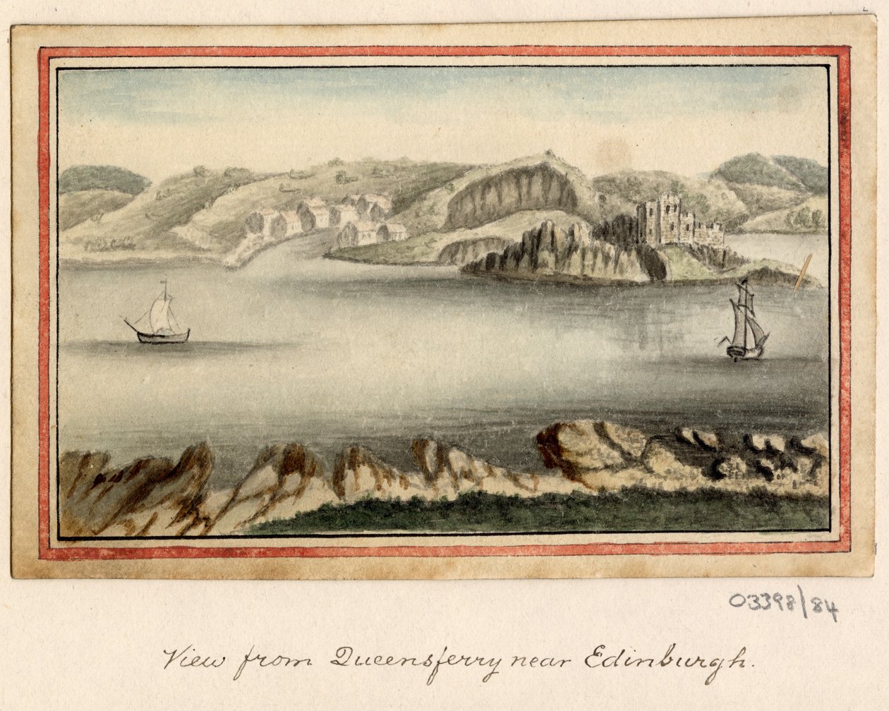 1772-1778 年英国、欧洲大陆和美洲的一系列素描、风景（水彩画） 作者 英国学校