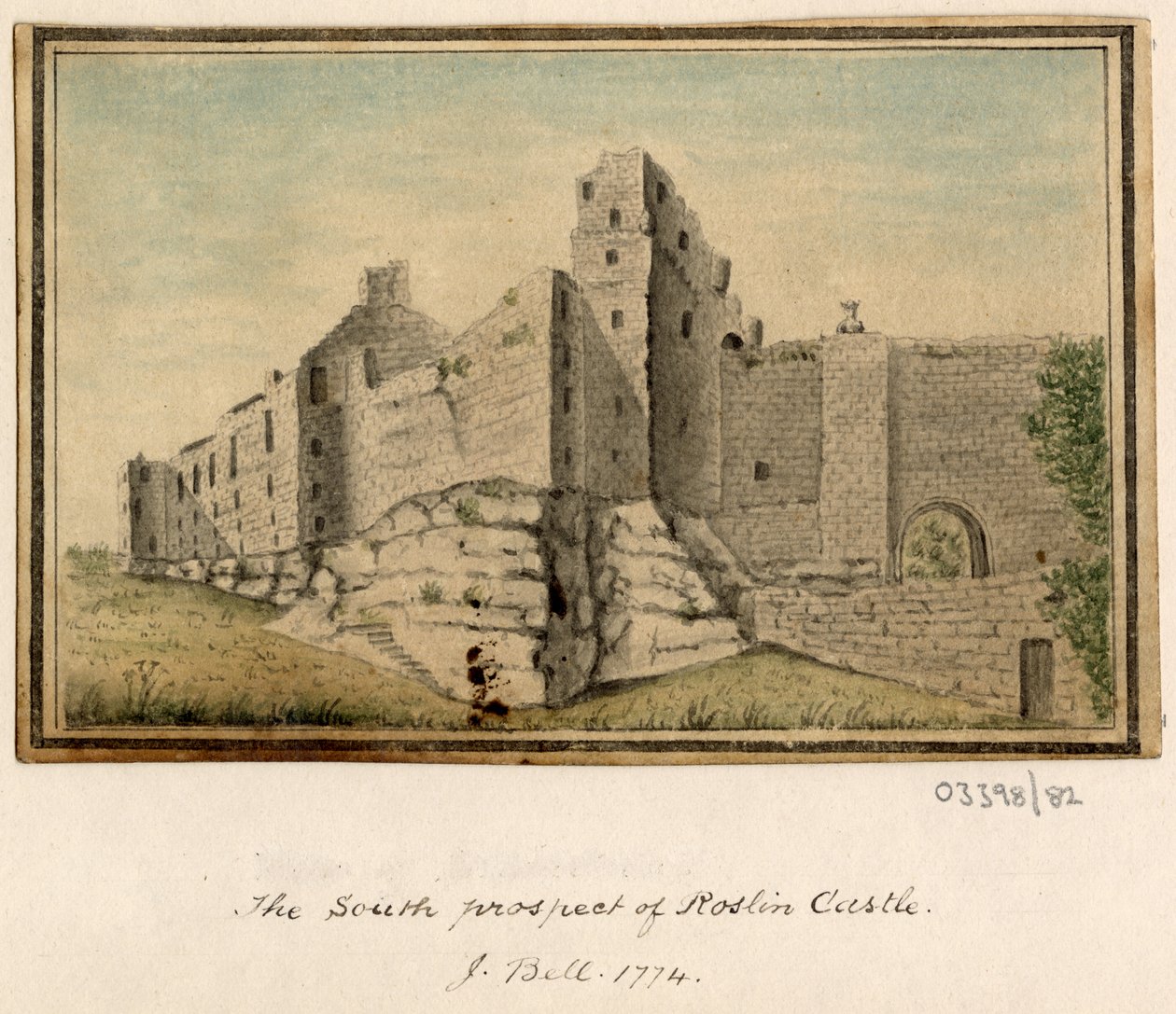 1772-1778 年英国、欧洲大陆和美洲的一系列素描、风景（水彩画） 作者 英国学校