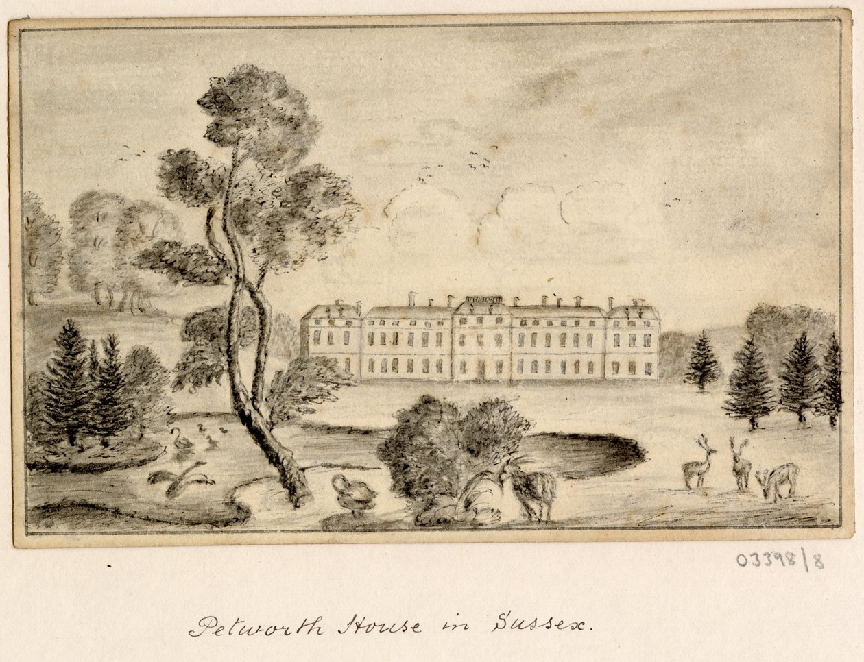 一系列速写，1772-1778 年英国、欧洲大陆和美洲的风景（素描） 作者 英国学校