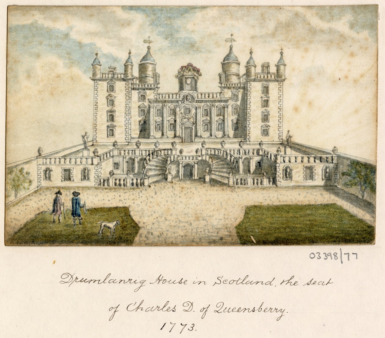 A series of sketches, views in Great Britain, the Continent and America 1772-1778 (watercolour) 作者 英国学校