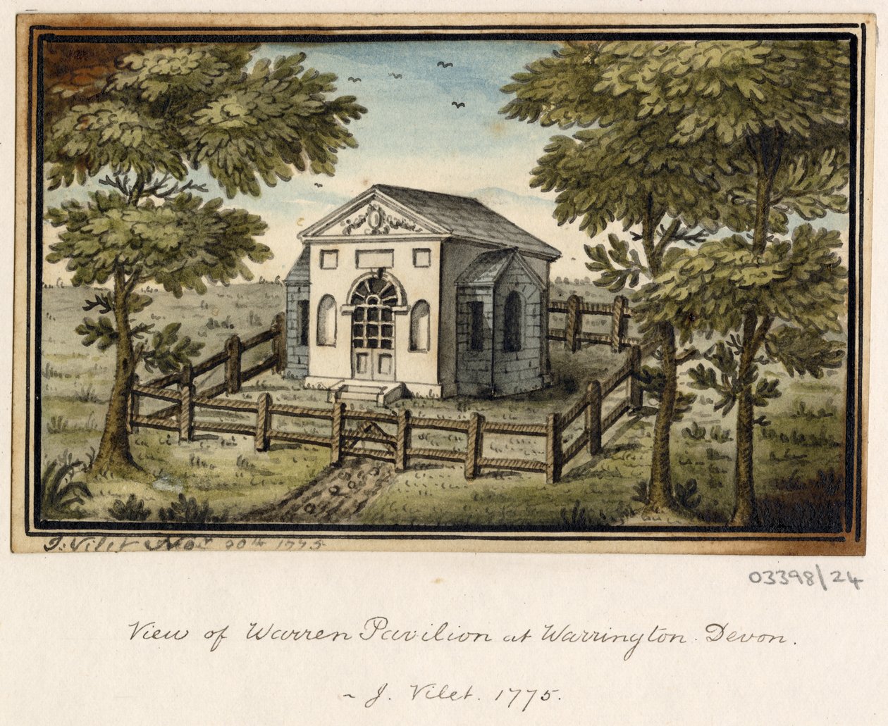 1772-1778 年英国、欧洲大陆和美洲的一系列素描、风景（水彩画） 作者 英国学校