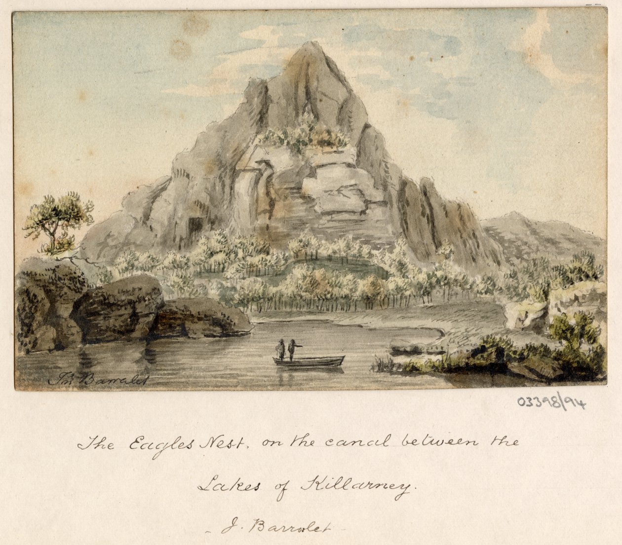 一系列素描，1772-1778 年英国、欧洲大陆和美洲的风景（水彩画） 作者 英国学校