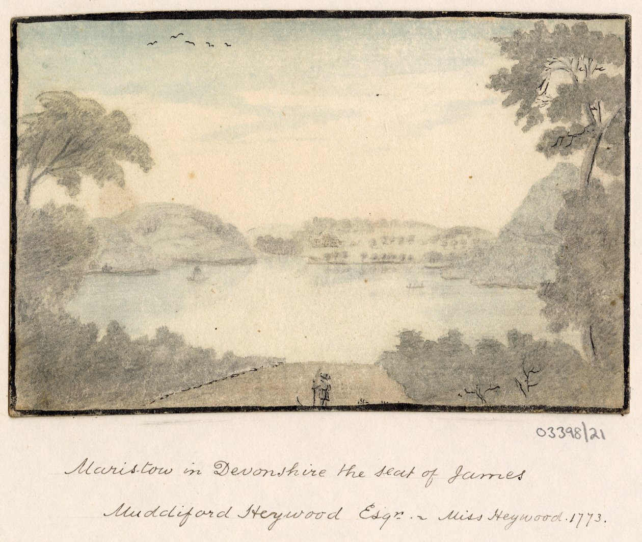 1772-1778 年英国、欧洲大陆和美洲的一系列素描、风景（水彩画） 作者 英国学校