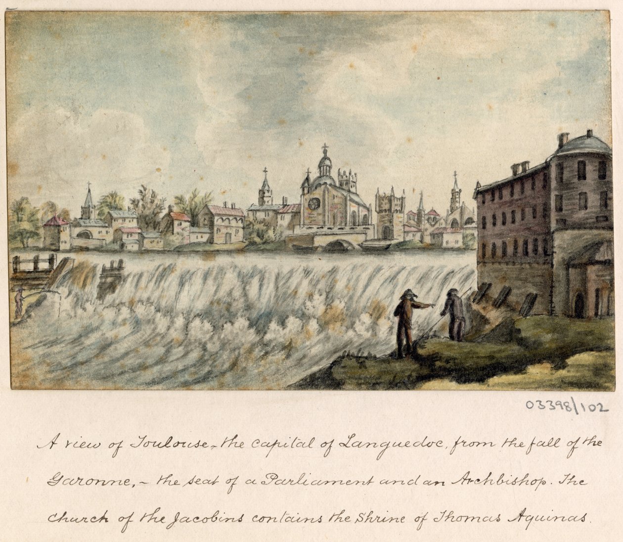 1772-1778 年英国、欧洲大陆和美洲的一系列素描、风景（水彩画） 作者 英国学校