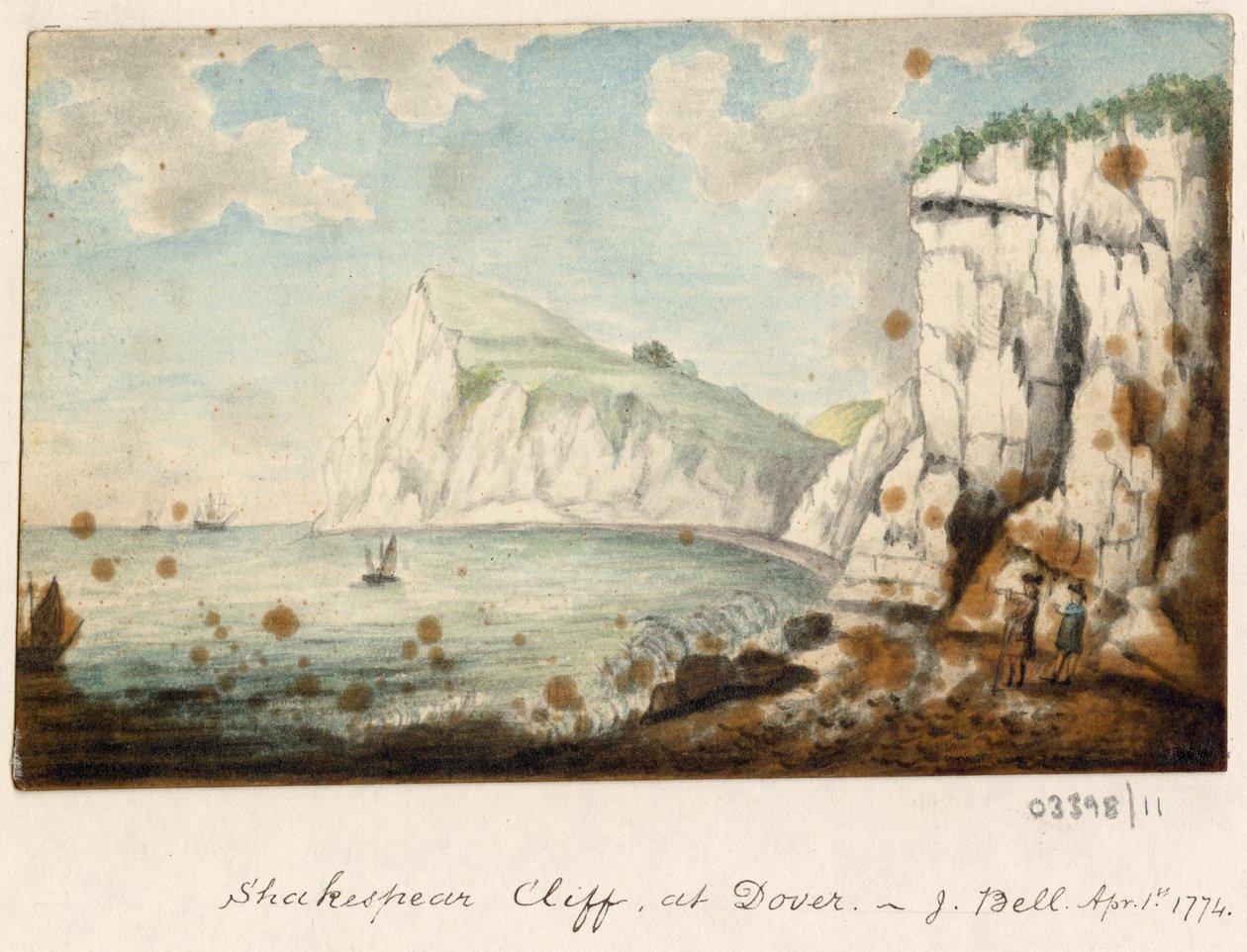 一系列素描，1772-1778 年英国、欧洲大陆和美洲的风景（水彩画） 作者 英国学校
