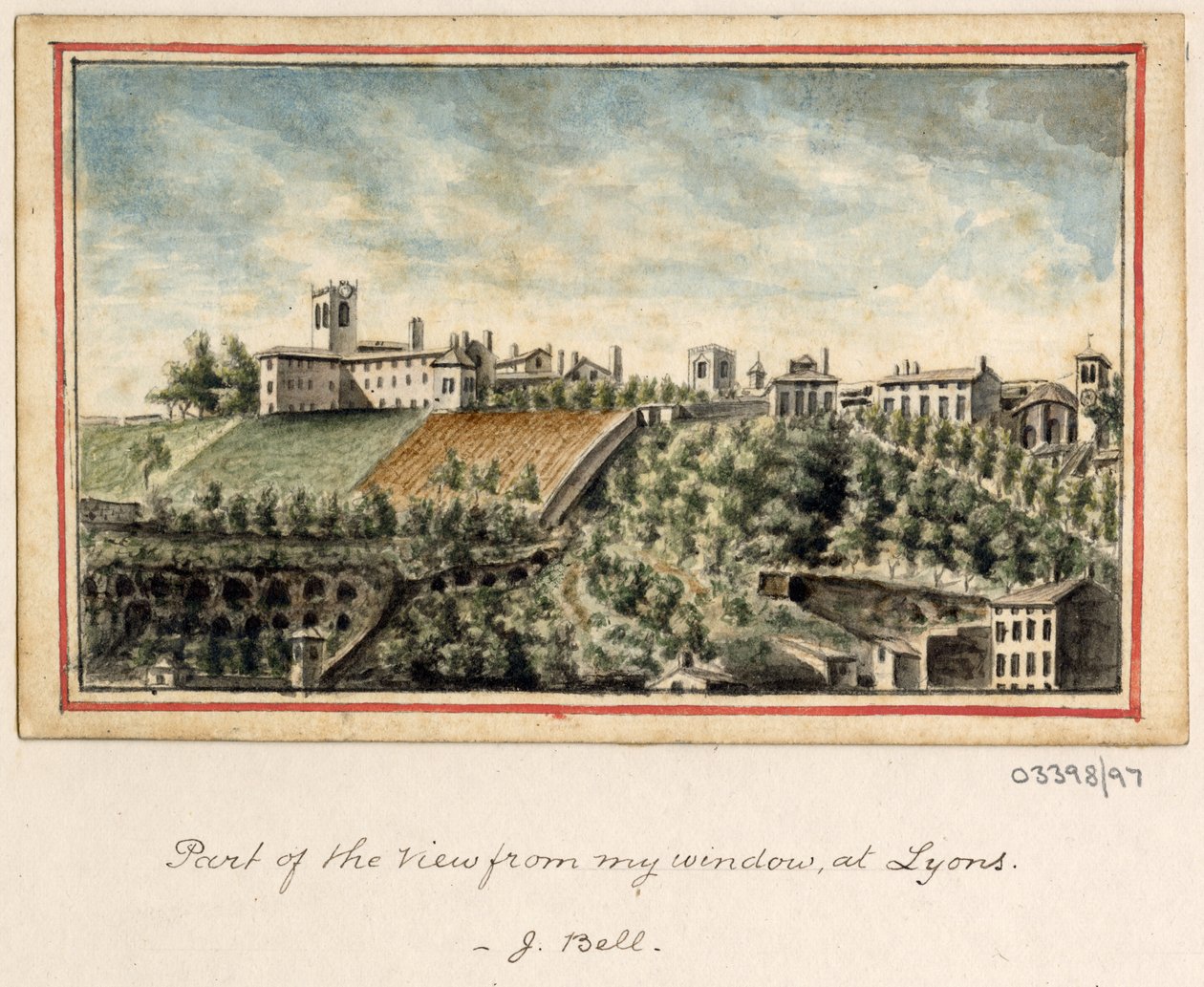 1772-1778 年英国、欧洲大陆和美洲的一系列素描、风景（水彩画） 作者 英国学校