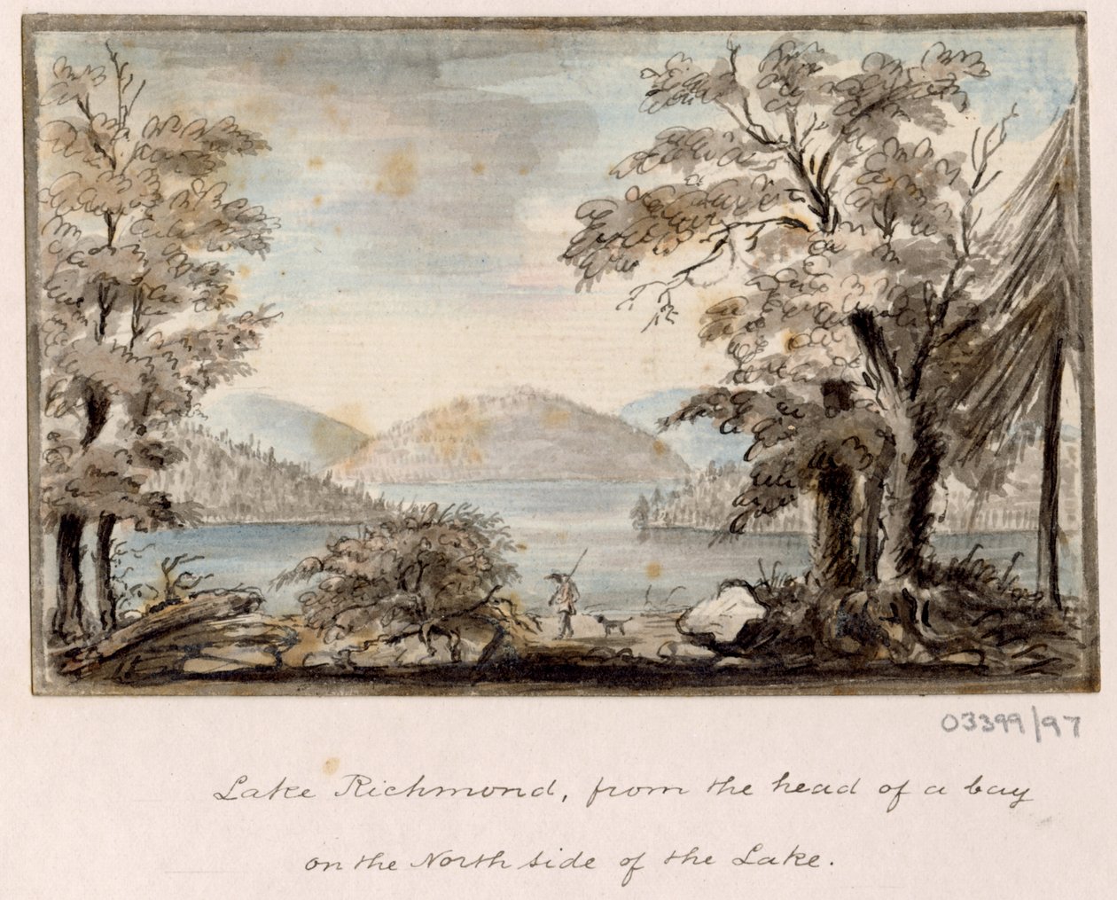 1772-1778 年英国、欧洲大陆和美洲的一系列素描、风景（水彩画） 作者 英国学校