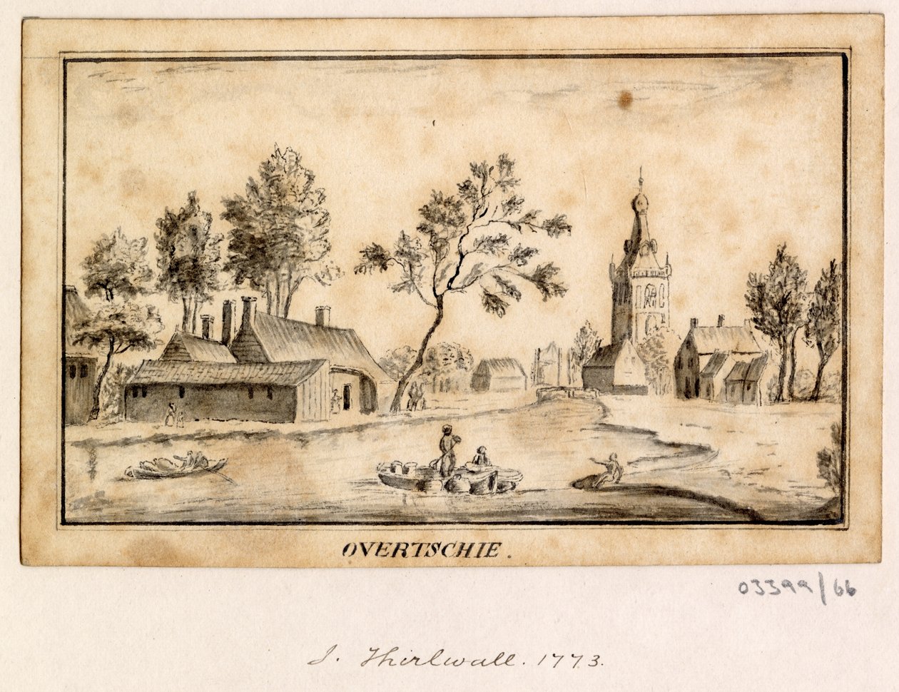 1772-1778 年英国、欧洲大陆和美洲的一系列素描、风景（素描） 作者 英国学校