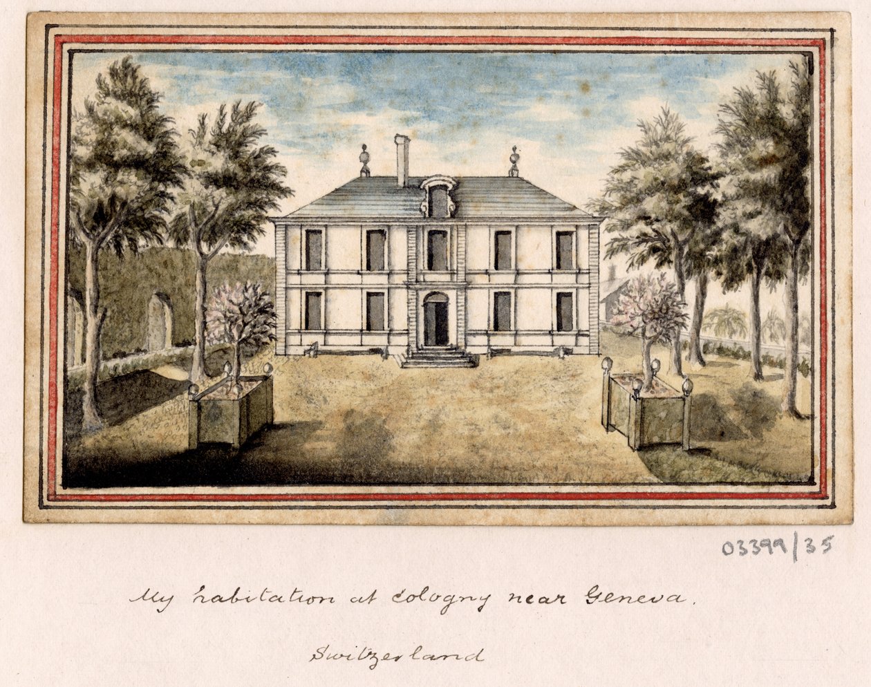 1772-1778 年英国、欧洲大陆和美洲的一系列素描、风景（水彩画） 作者 英国学校