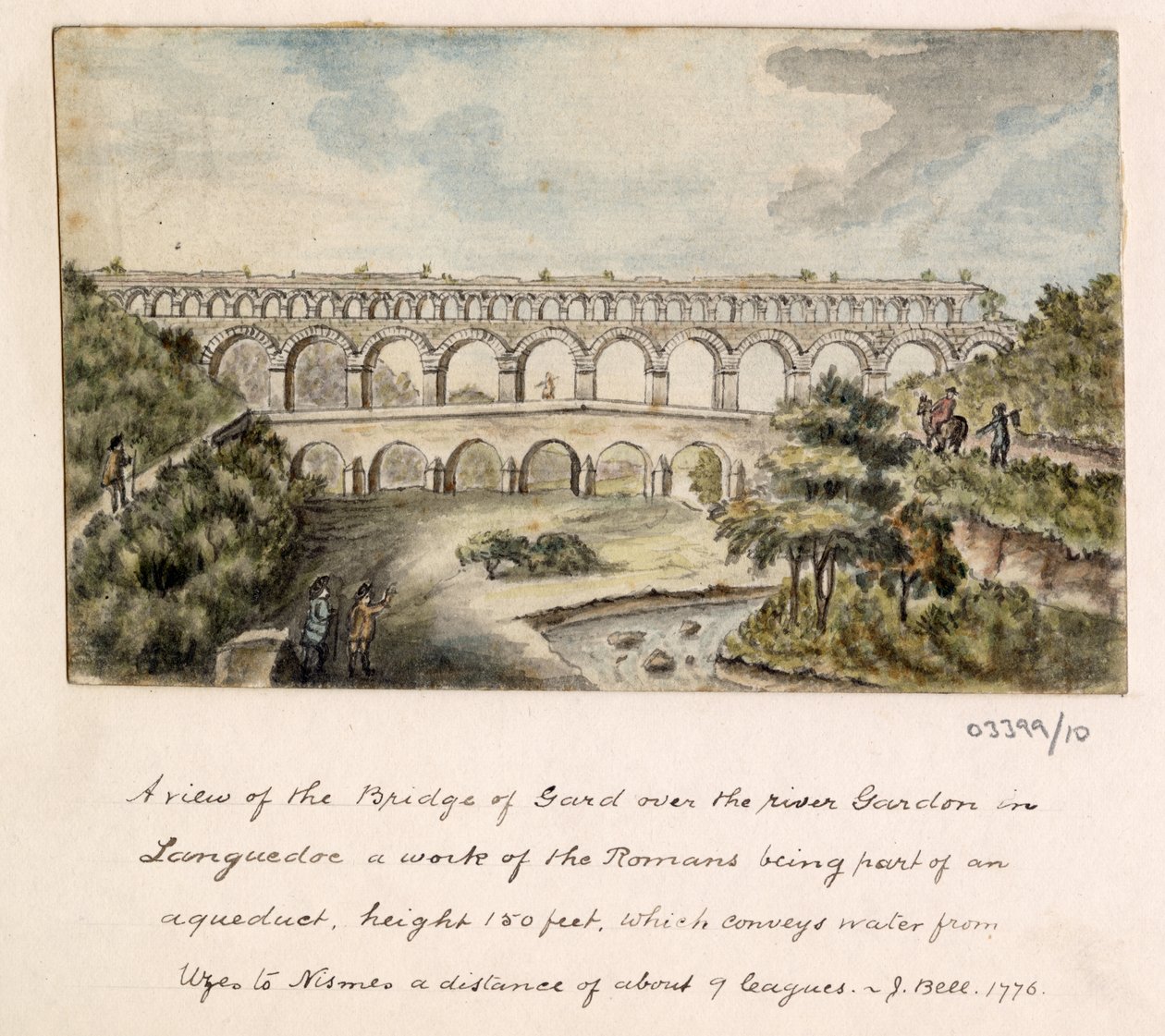 1772-1778 年英国、欧洲大陆和美洲的一系列素描、风景（水彩画） 作者 英国学校