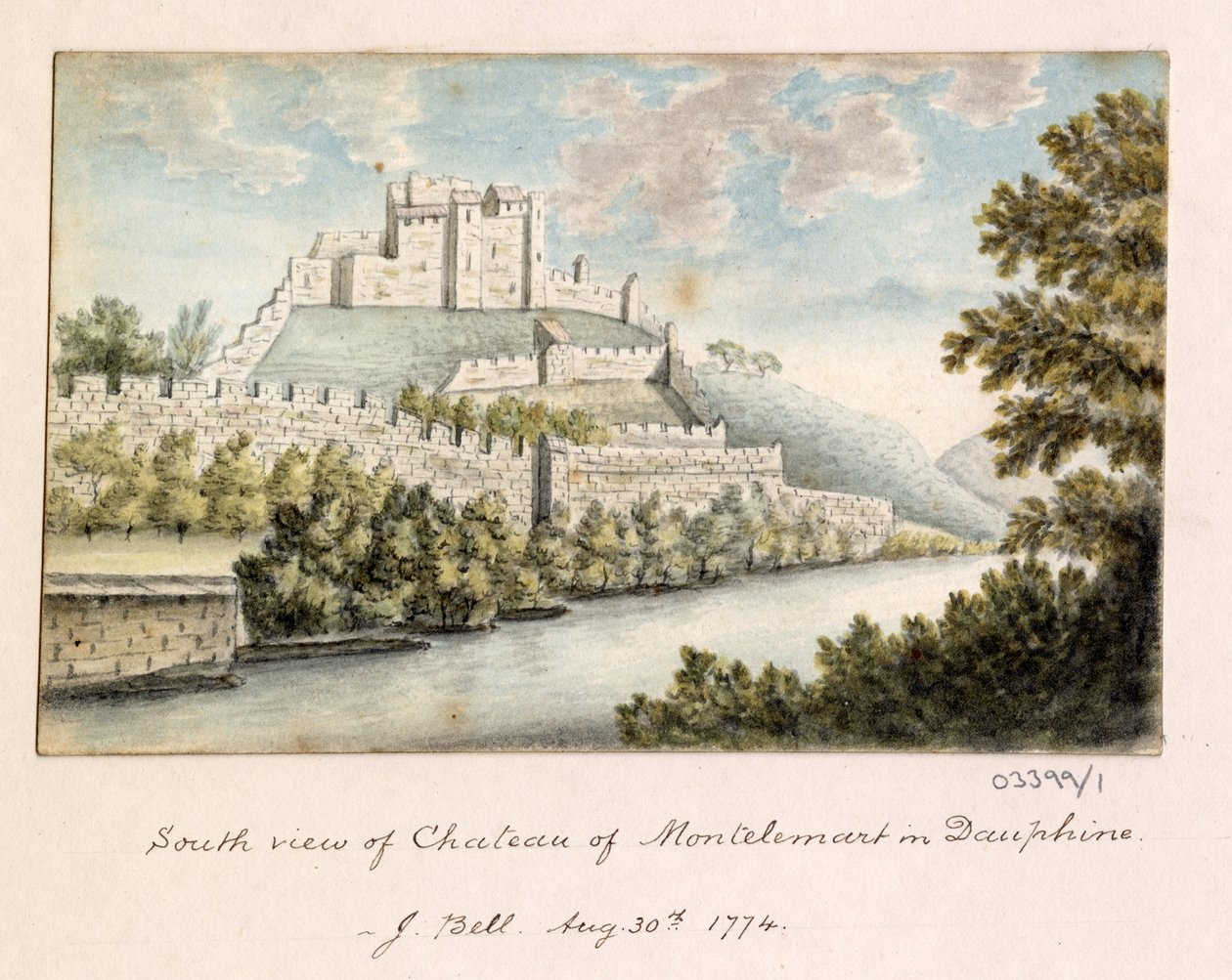 1772-1778 年英国、欧洲大陆和美洲的一系列素描、风景（水彩画） 作者 英国学校
